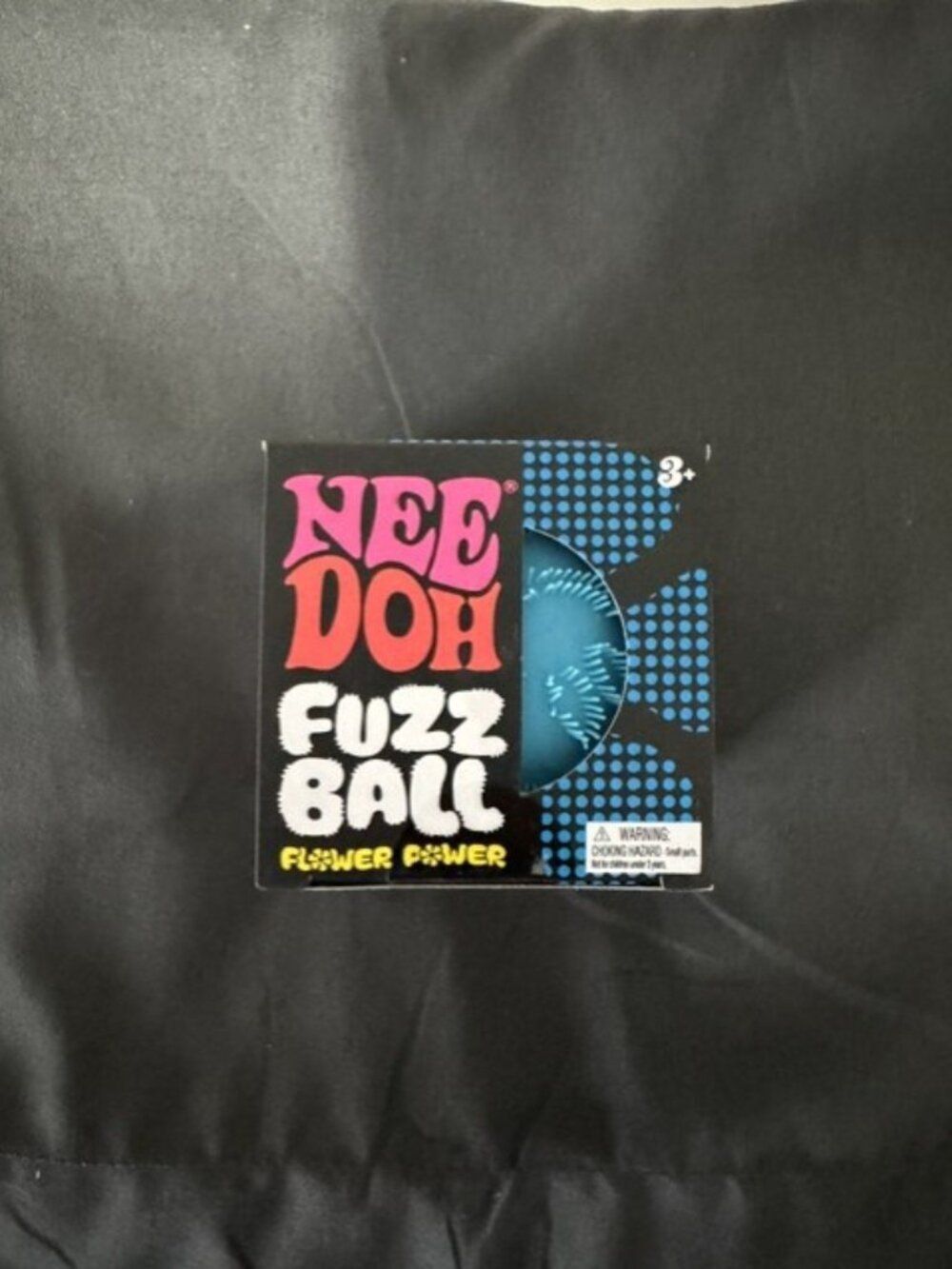 BLUE Needoh FUZZ BALL Flower Power Nee Doh Sensory Squish Stress Ball